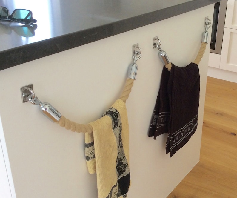 Neu Handtuchhalter Seil Seil Handtuchhalter Rack handgemachte Hempex Seil für