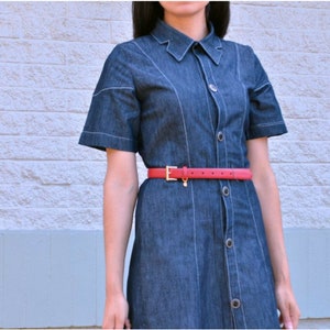 Adeline Dress and Button up Shirt PDF pattern for Womens. Shirt Dress PDF printable pattern. Shirt PDF pattern plus sizes included