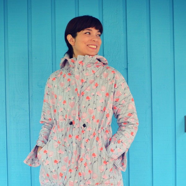 Maxwell Raincoat and Jacket PDF sewing pattern and sewing tutorial for women