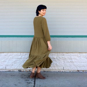 Hortencia Dress For WOMEN PDF sewing pattern and sewing tutorial