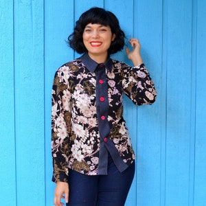 Camisa Libel para MULHERES, molde de costura em PDF e tutorial de costura