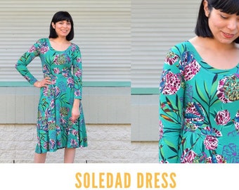 Soledad Dress PDF sewing pattern and tutorial