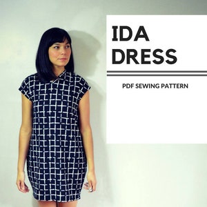 Ida Dress PDF printable sewing pattern and tutorial for women image 1