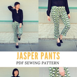 Jasper Pants PDF Sewing Pattern - Etsy