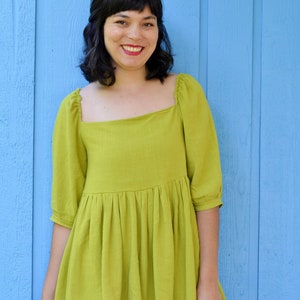 Damaris Tunic PDF sewing pattern and printable sewing tutorial for women including plus sizes.