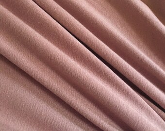 Heather Almond Soft Stretch Fabric Cotton Bamboo Jersey Knit Fabric By 0.5 Metre Cotton Knit Fabric Jersey Fabric Bamboo Fabric