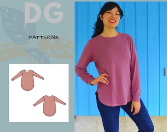 The Lawrence Sweater PDF sewing pattern and sewing tutorial