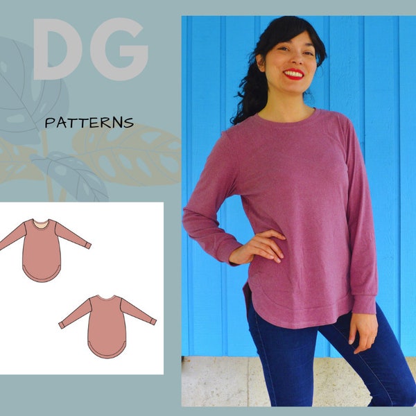 The Lawrence Sweater PDF sewing pattern and sewing tutorial