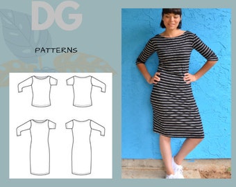 Valerie Top and Dress PDF sewing pattern