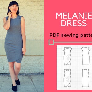 Melanie Dress PDF sewing pattern and sewing tutorial