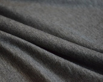 Organic Bamboo Knit in Heather Grey color