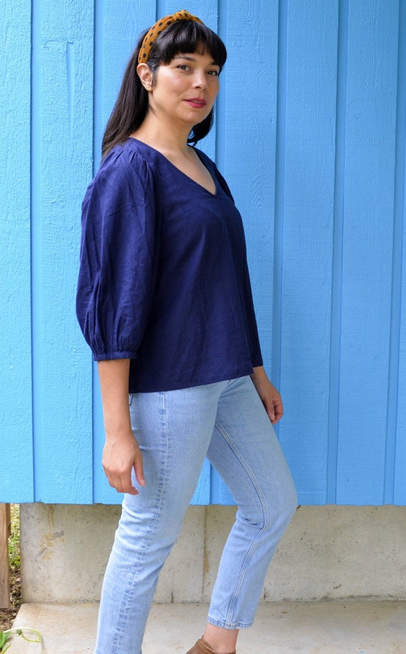 Mellow Top PDF Sewing Pattern and Printable Sewing Tutorial Etsy Canada