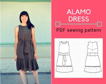 The Alamo Dress PDF sewing pattern