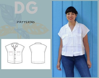 Rosario Shirt PDF sewing pattern