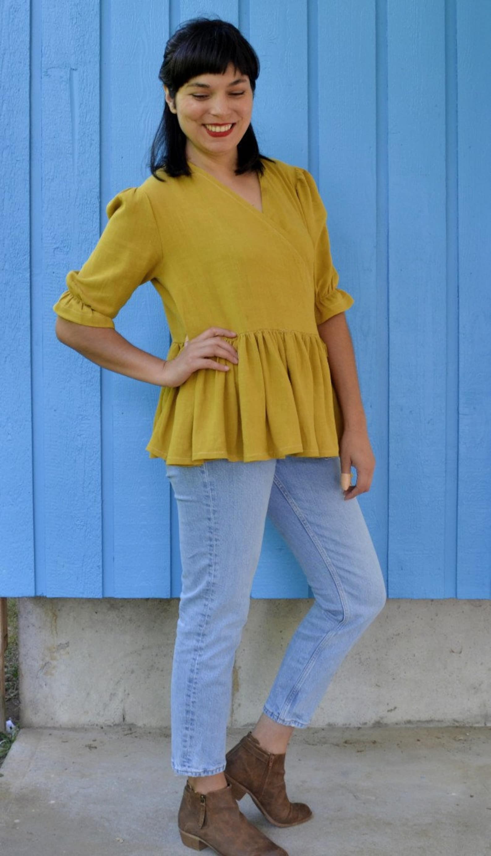 Cali Top PDF Sewing Pattern and Printable Sewing Tutorial for Women ...