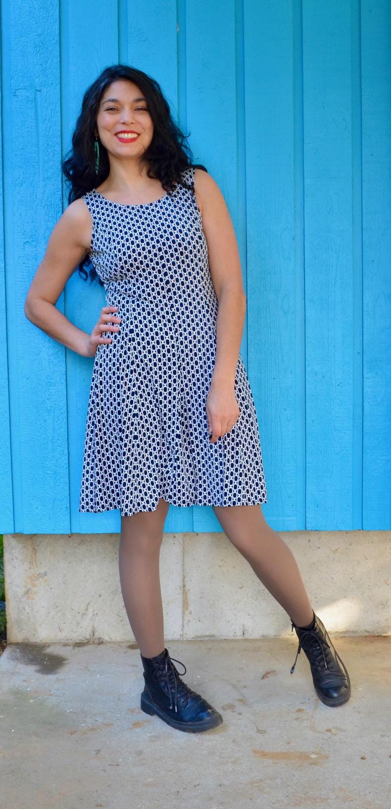 Knit Pleated Dress - Etsy Canada