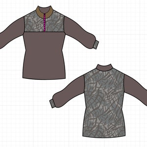 The Larisa Pullover PDF sewing pattern