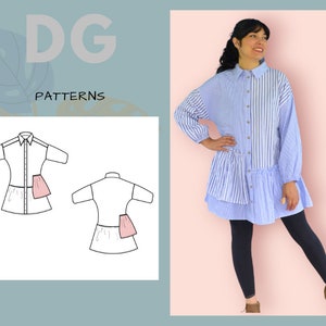 Albea Shirtdress PDF sewing pattern