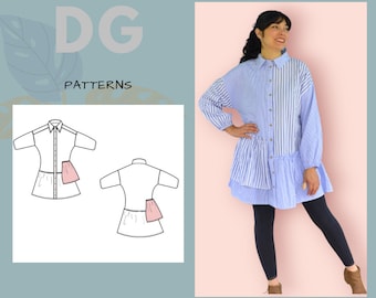 Albea Shirtdress PDF sewing pattern