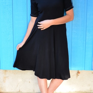 Marley Raglan, Dress and top: Printable PDF Sewing Pattern in sizes 4 to 22, including an illustrated sewing tutorial and download pat