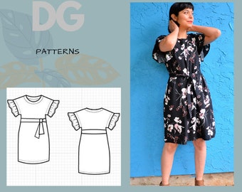 Habana Dress and top PDF sewing pattern and tutorial