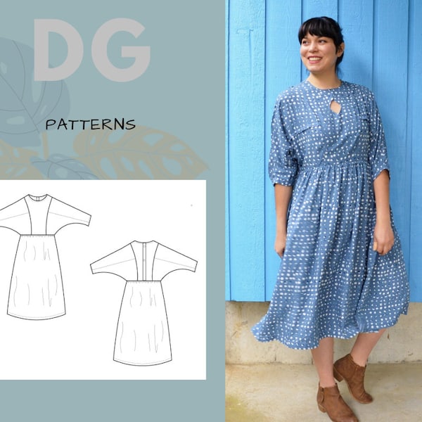 Monse Dress For WOMEN PDF sewing pattern and sewing tutorial