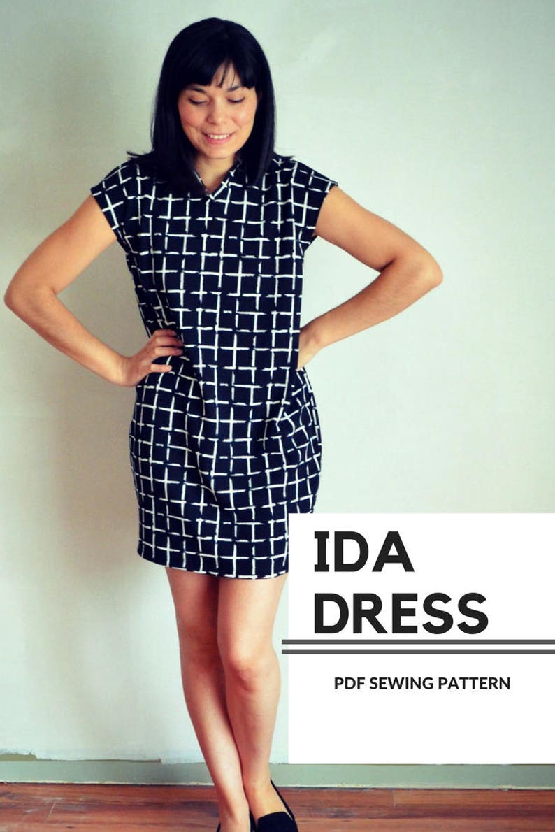 Ida Dress PDF printable sewing pattern and tutorial for women image 4