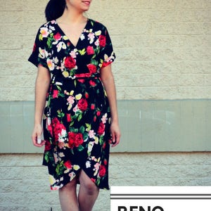 Il cartamodello PDF di Reno Dress e il tutorial di cucito passo passo per donna immagine 4