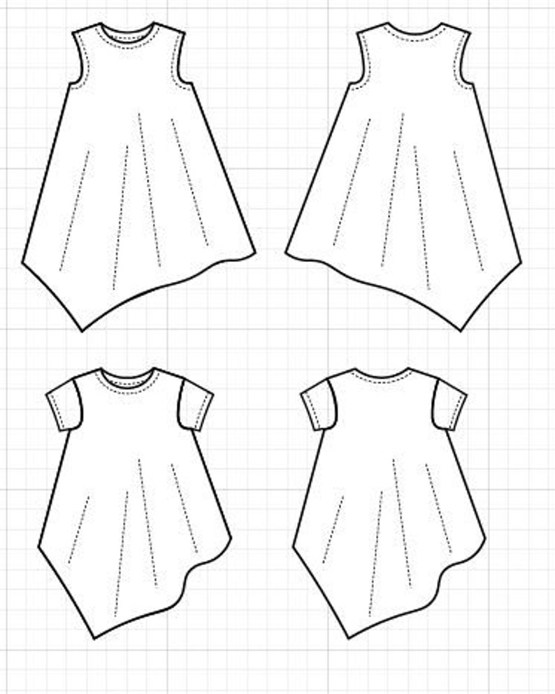 The Marino Top, Tunic and Dress PDF sewing pattern and sewing tutorial for women image 7