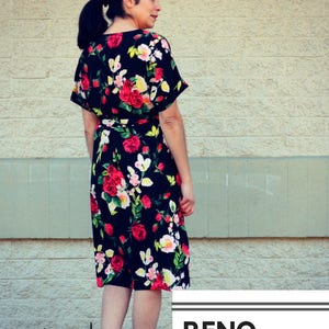 The Reno Dress PDF sewing pattern and step by step sewing tutorial for women image 7