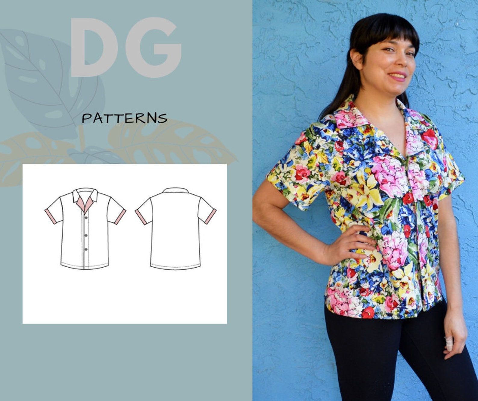 Bellingham PDF Sewing Pattern and Printable Sewing Tutorial | Etsy