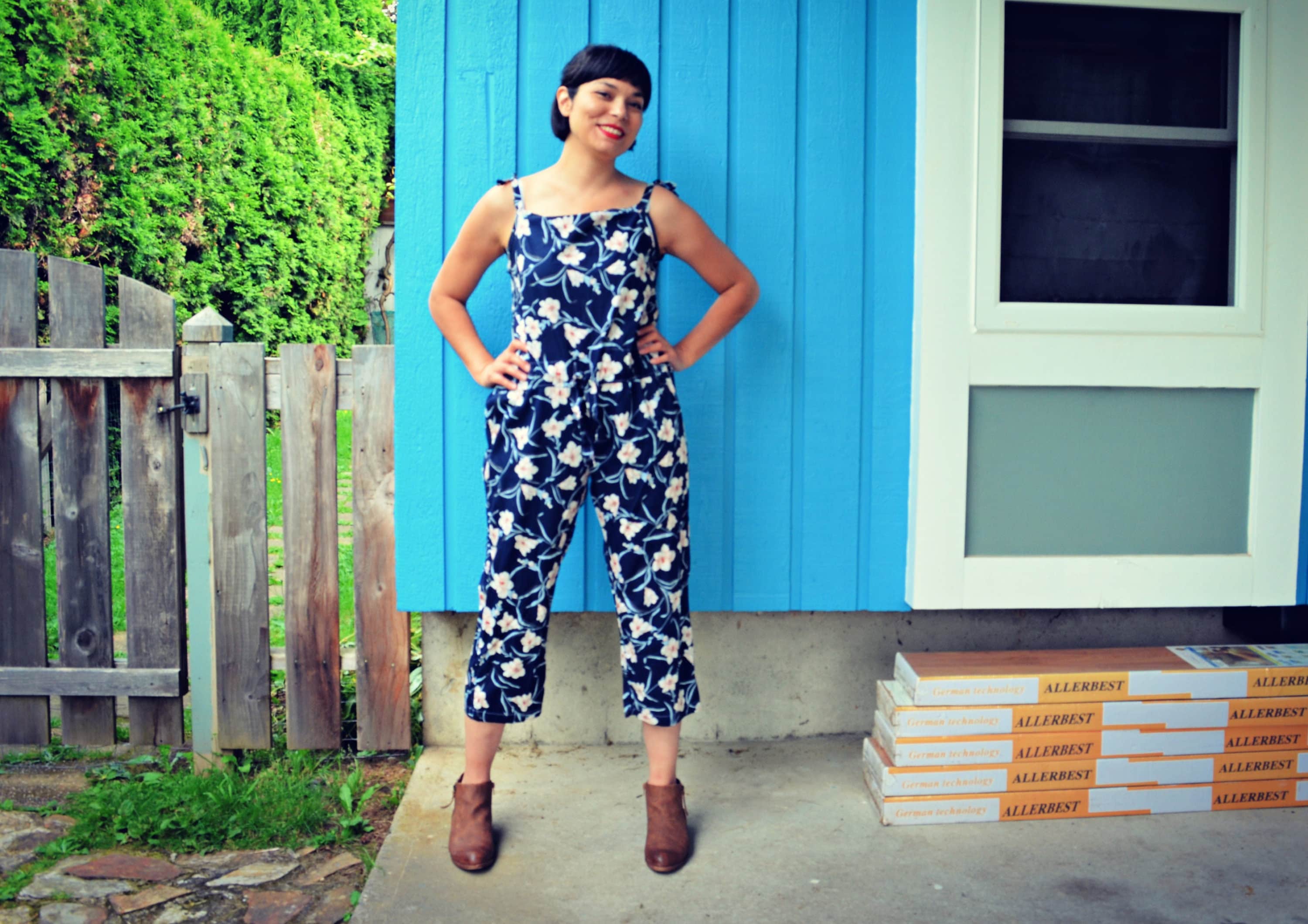 Dalcahue Dress, top and  Jumpsuit For WOMEN PDF sewing pattern and sewing tutorial