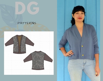 The Batiste Cardigan PDF sewing pattern