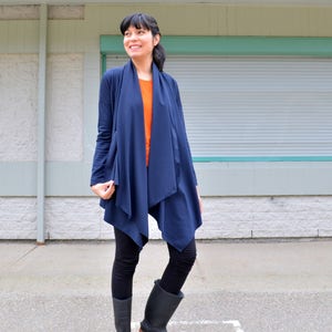 The Grace Cardigan PDF sewing pattern and Printable sewing tutorial with sizes included from 4 to 22 image 4