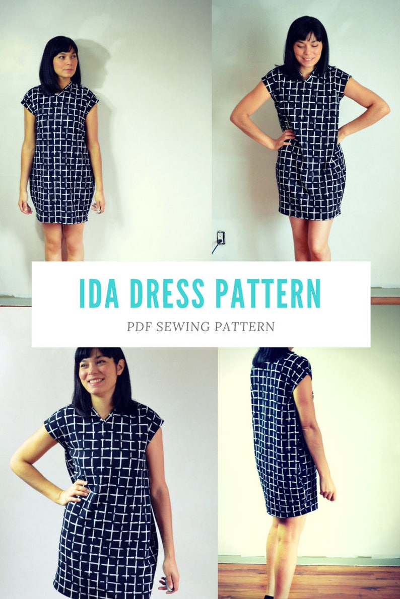 Ida Dress PDF printable sewing pattern and tutorial for women image 3