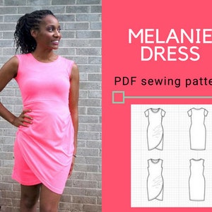 Melanie Dress PDF sewing pattern and sewing tutorial