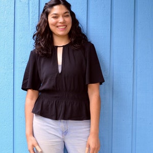 Emily TOP PDF sewing pattern and sewing tutorial