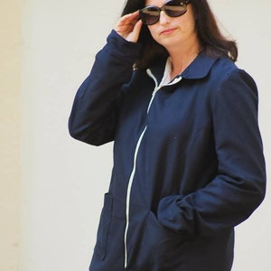Amelia Jacket PDF sewing pattern and Sewing tutorial: Step by step sewing pattern with plus sizes included, available from 4 to 22