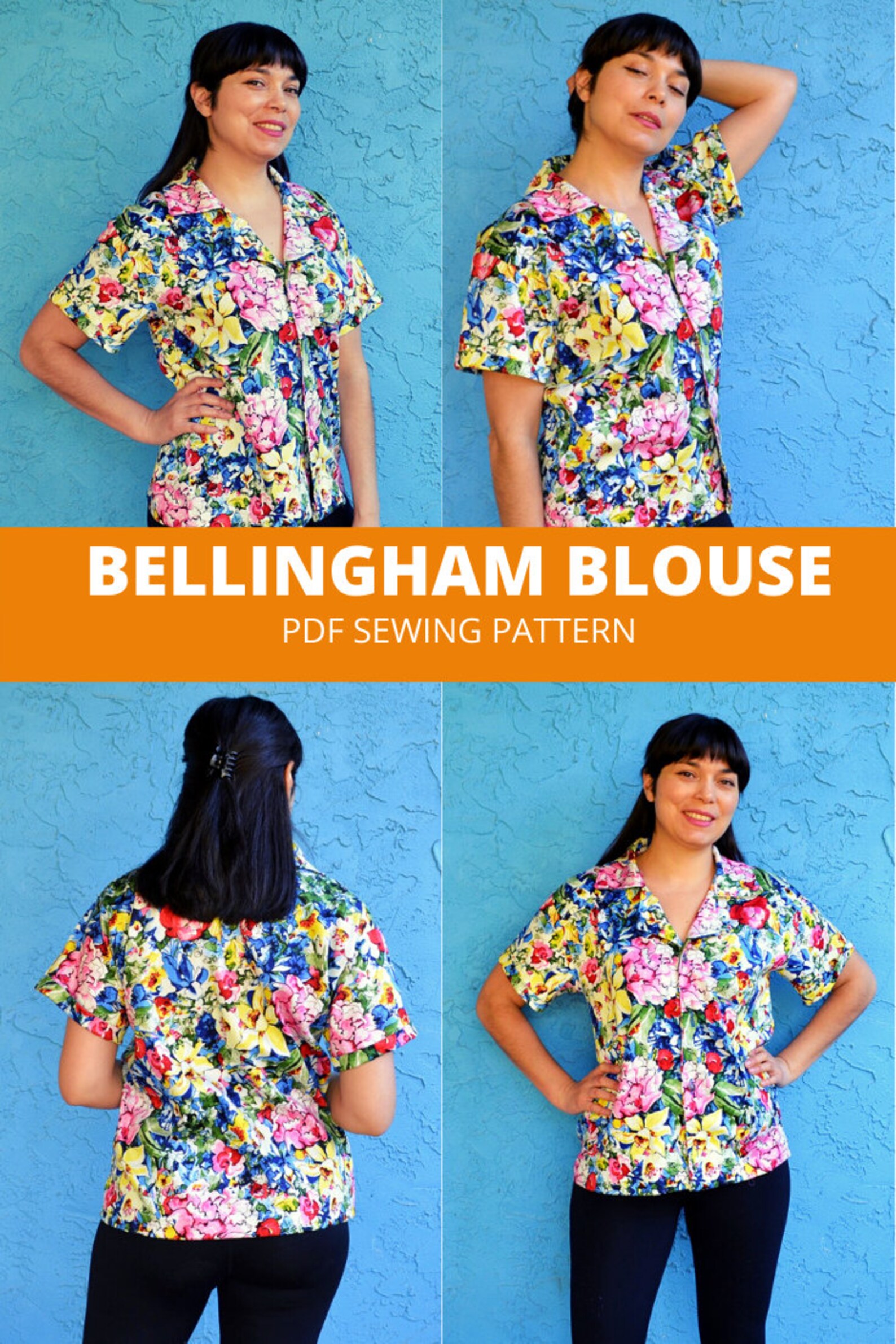 Bellingham PDF Sewing Pattern and Printable Sewing Tutorial Etsy
