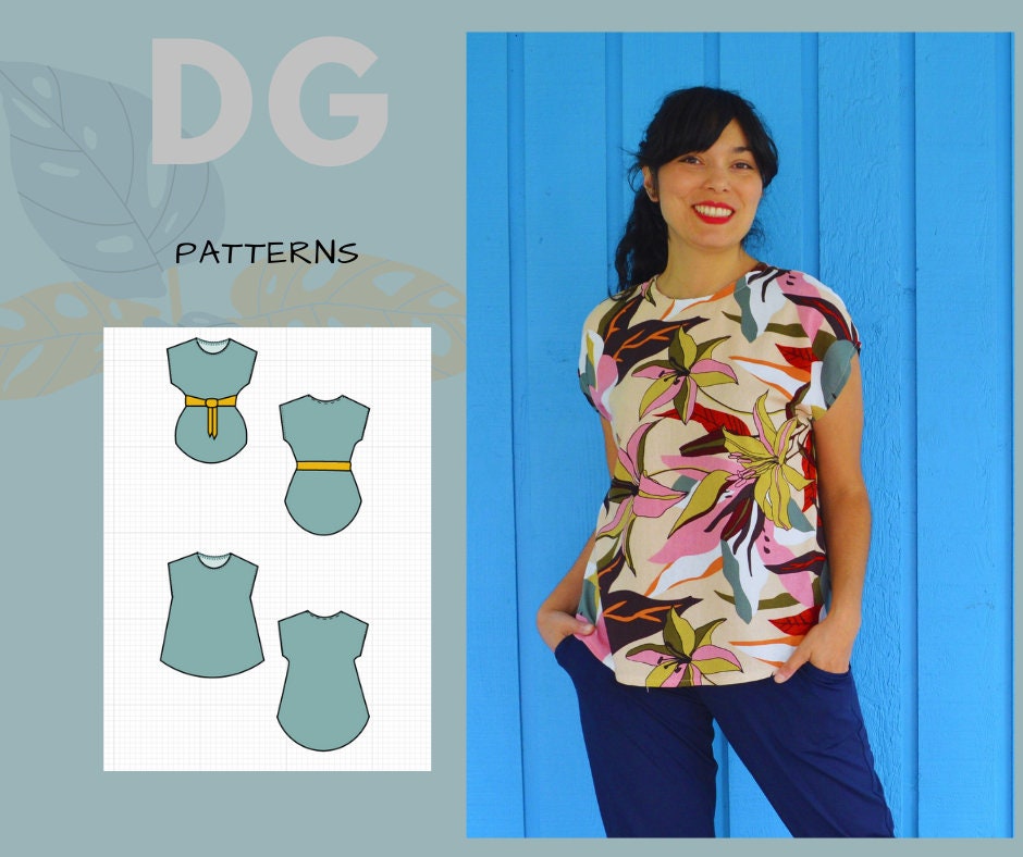 The Cony Bouse PDF Sewing Pattern and Sewing Tutorial - Etsy