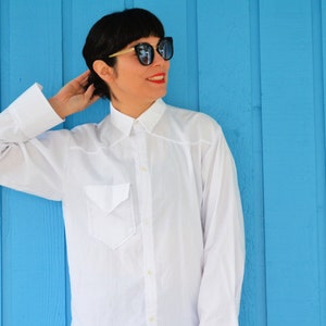 The Frances Shirt PDF printable sewing pattern and step by step sewing tutorial
