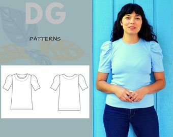 The Narcisa Top PDF sewing pattern