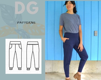 The Hope Pants PDF sewing pattern and sewing tutorial