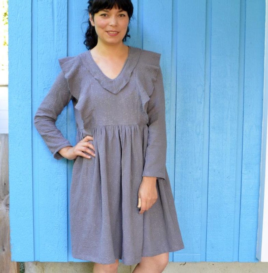 The Kate Winter Dress PDF Sewing Pattern - Etsy