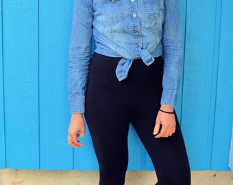 The MIRNA Leggings PDF sewing pattern and step by step sewing tutorial
