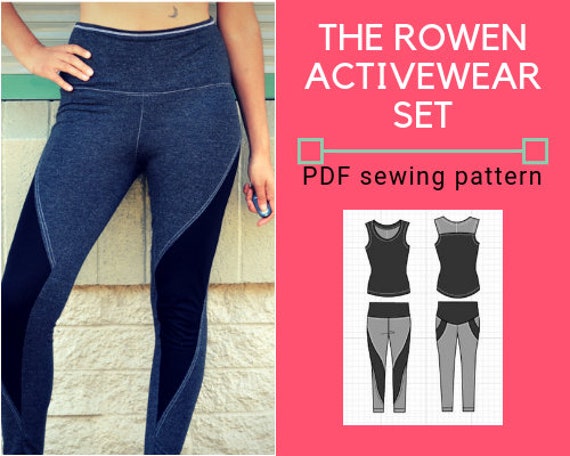 Rowen Activewear Set PDF Sewing Pattern 
