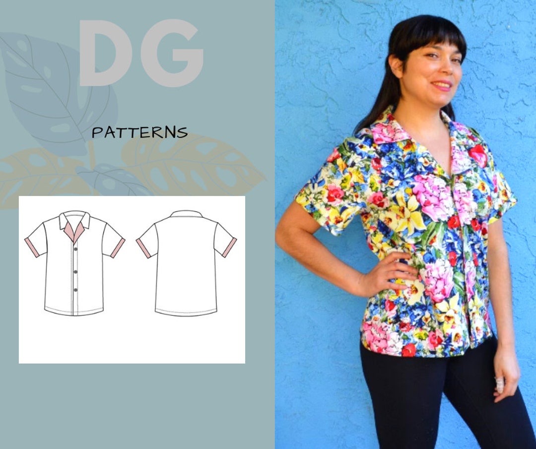 Bellingham PDF Sewing Pattern and Printable Sewing Tutorial for Women
