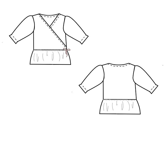 Cali Top PDF Sewing Pattern and Printable Sewing Tutorial for Women ...