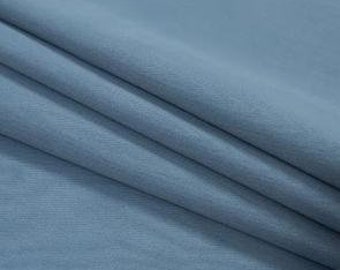 Organic Tencel Twill in Blue stone fabric