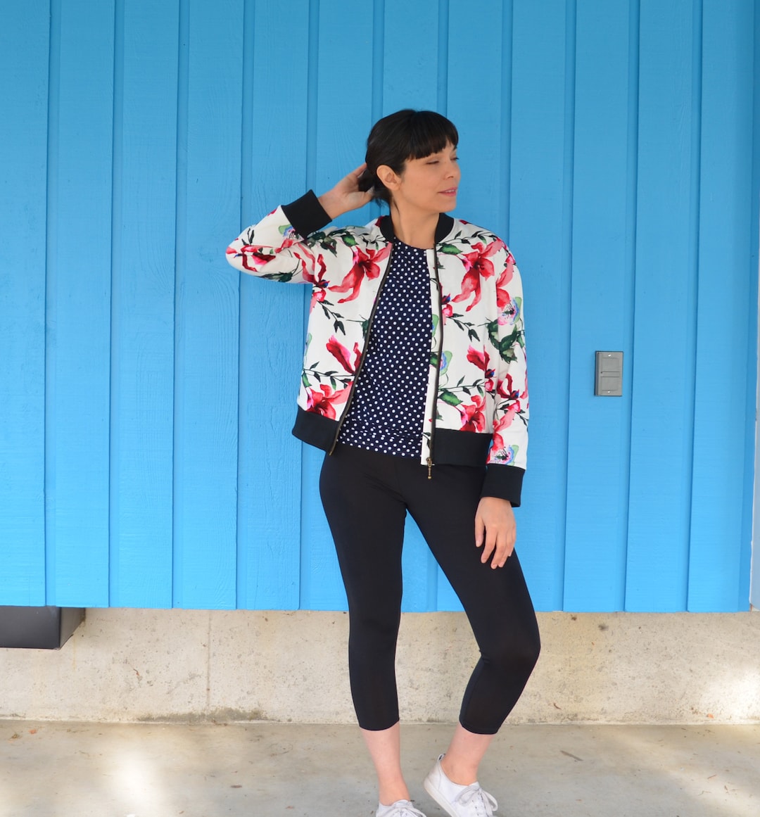 Inara Bomber Jacket PDF Sewing Pattern - Etsy